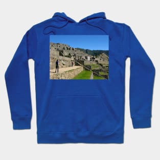 Ruins of Machu Picchu. Peru. Hoodie